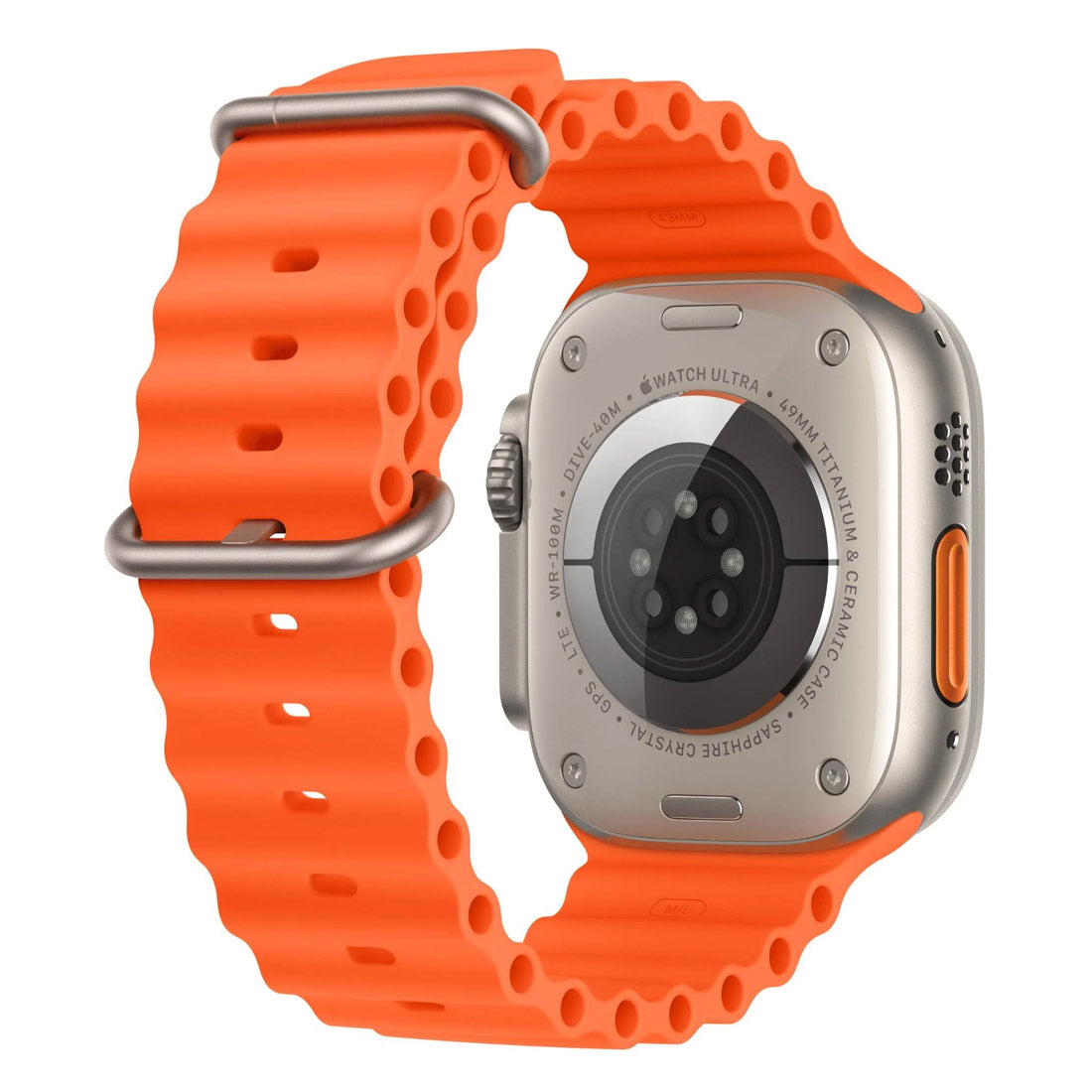 Apple Watch Ultra 2 49mm Titanium Case GPS + Cellular Orange Ocean Band ( Open Never Used ) Apple