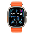 Apple Watch Ultra 2 49mm Titanium Case GPS + Cellular Orange Ocean Band ( Open Never Used ) Apple