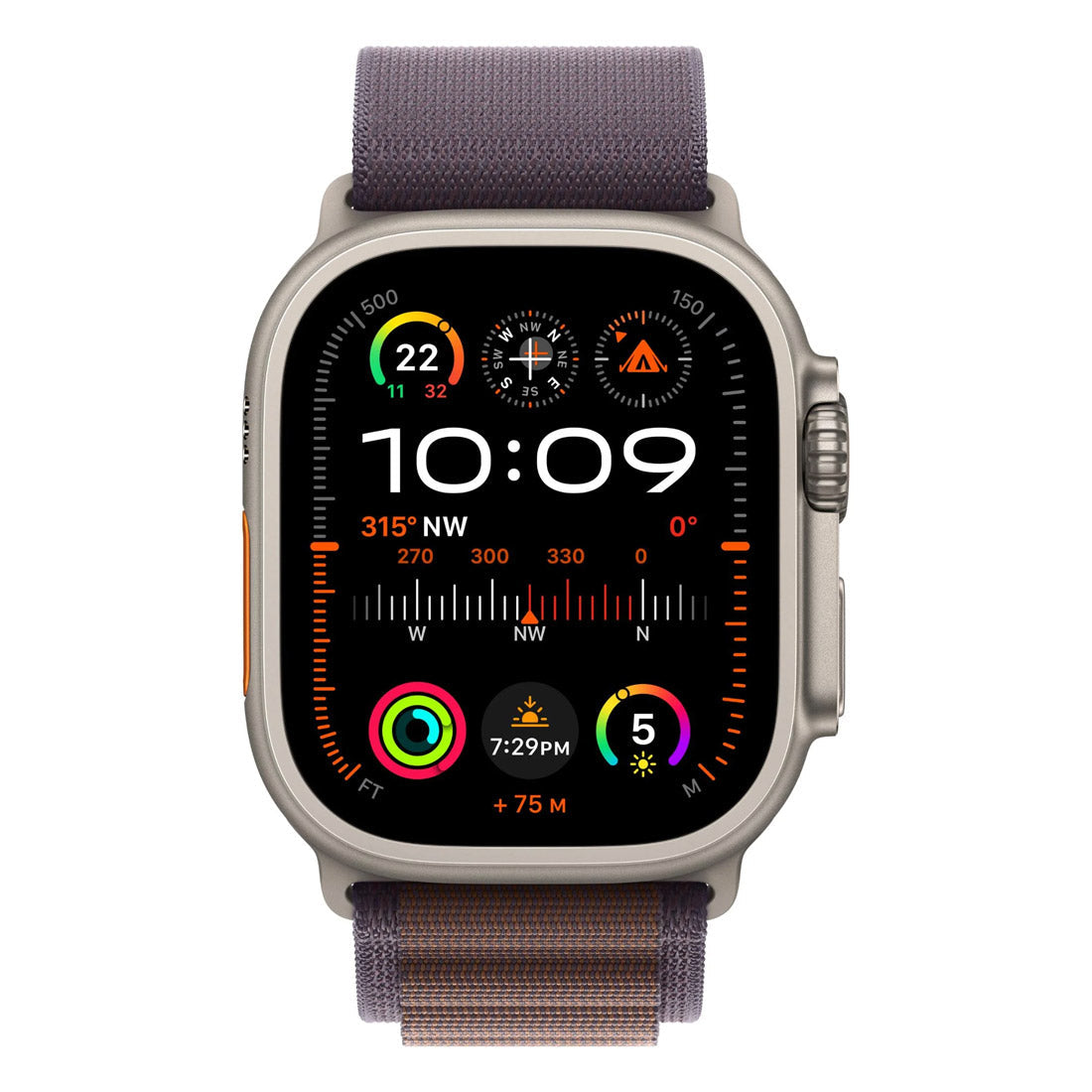 Apple Watch Ultra 2 49mm GPS + Cellular Titanium Case w/ Indigo Alpine Loop Medium - Open Never Used (AU Version) (Copy) Apple