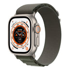 Apple Watch Ultra 49mm Titanium Case GPS + Cellular with Green Alpine Loop - Refurbished (Grade-A)