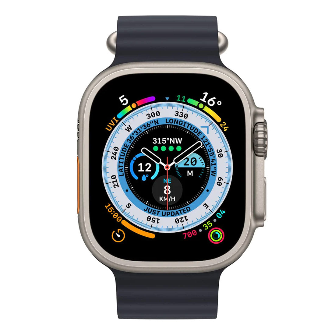 Apple Watch Ultra 49mm Titanium Case w/ Midnight Ocean Band GPS + Cellular - Pristine - Refurbished AU Version Apple