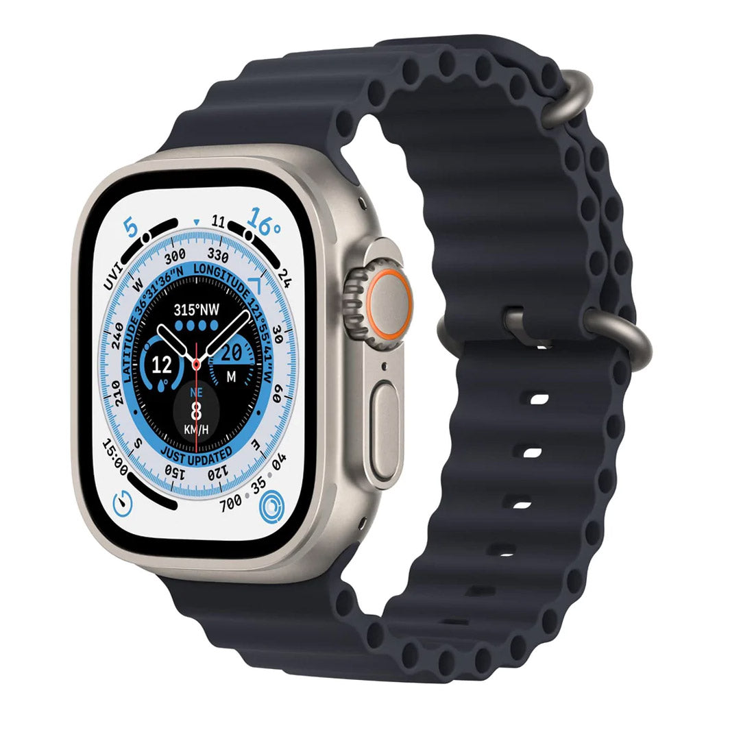 Apple Watch Ultra 49mm Titanium Case w/ Midnight Ocean Band GPS + Cellular - Pristine - Refurbished AU Version Apple