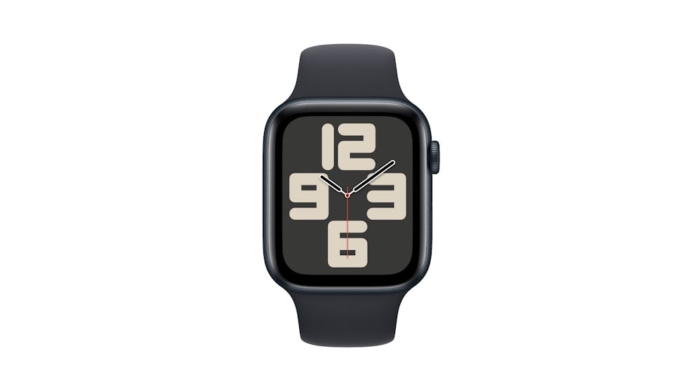 Apple Watch SE 44mm Midnight Aluminium Case with Midnight Sport Band M/L - GPS + Cellular (Open Never Used)