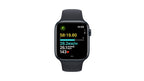 Apple Watch SE 44mm Midnight Aluminium Case with Midnight Sport Band M/L - GPS + Cellular (Open Never Used)