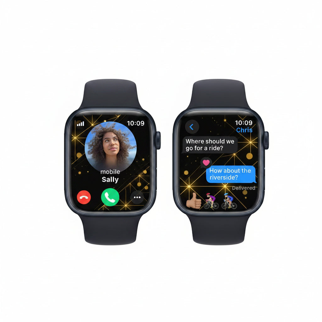 Apple Watch Series 9 41MM GPS + Cellular - Aluminum Case Midnight (Copy) Apple