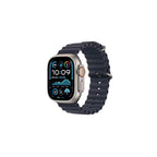 Apple Watch Ultra 2 GPS + Cellular 49mm - Natural Titanium Case with Navy Ocean Band - AU Version