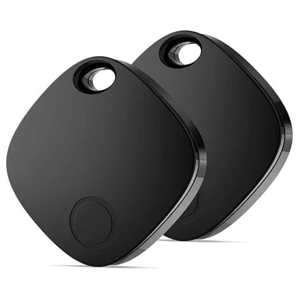 Tristar Bluetooth Item Finder Air Tags - 2 Pack - Black - Track Keys & Bags