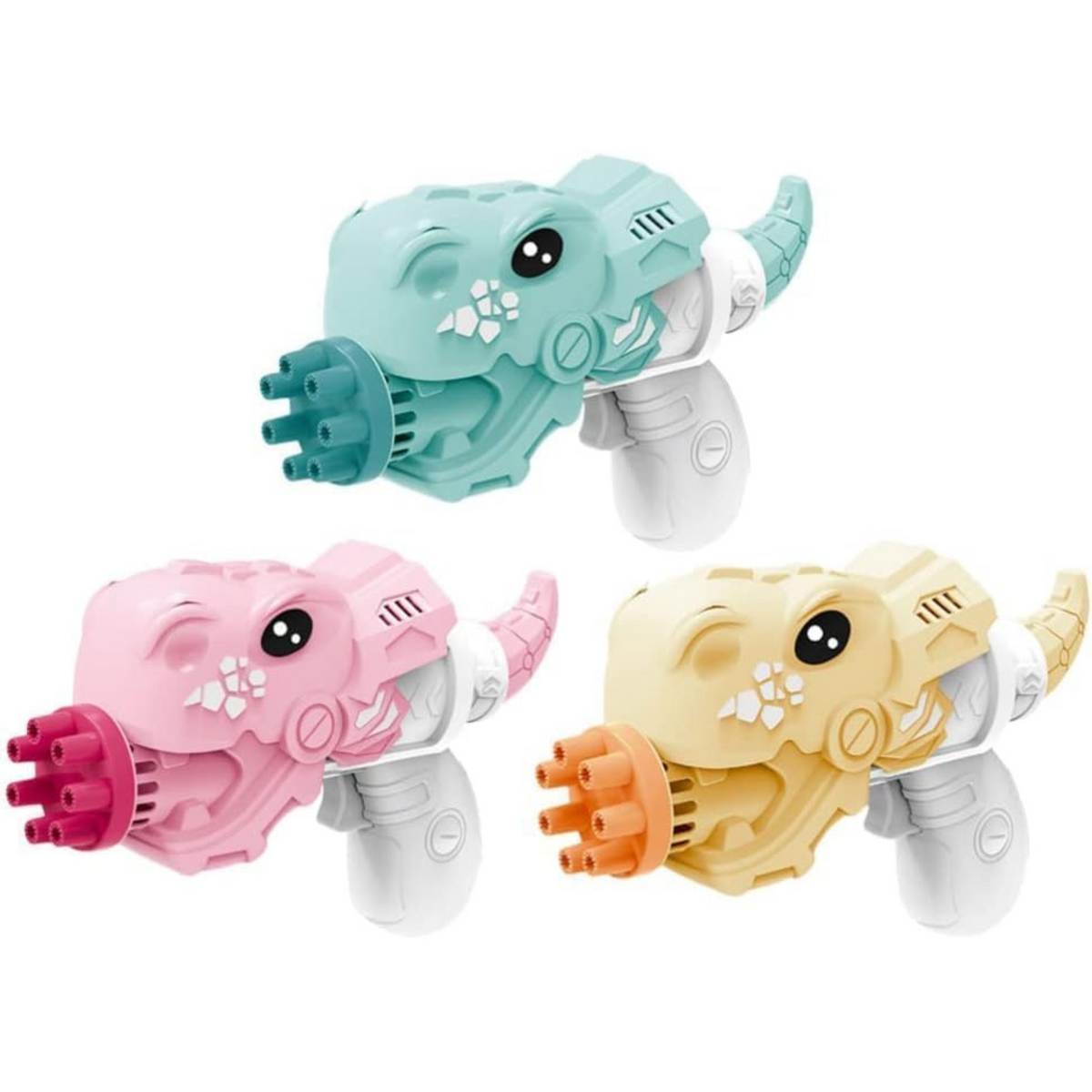 Automatic Bubble Maker for Kids - Indoor and Outdoor Party Toy (Dinosaur Bubble Gun)