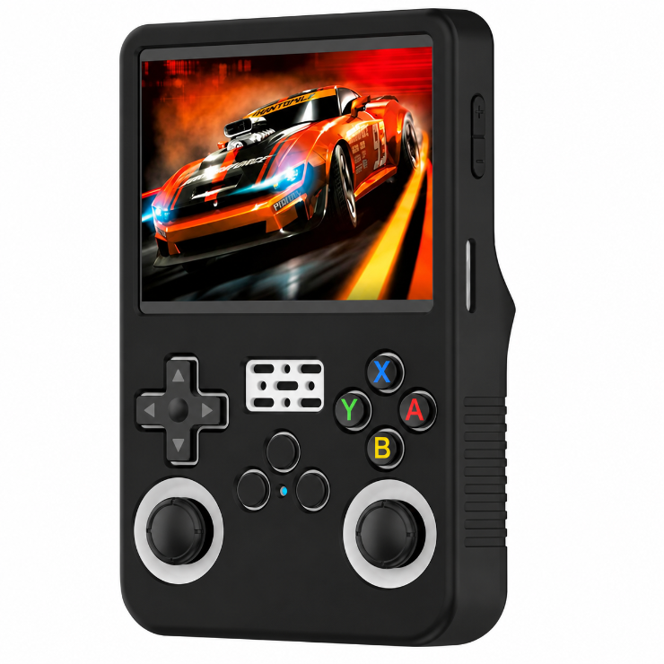 R36S Handheld Game Console Protective Case - Black