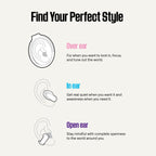 Bose Ultra Open Earbuds - White Smoke
