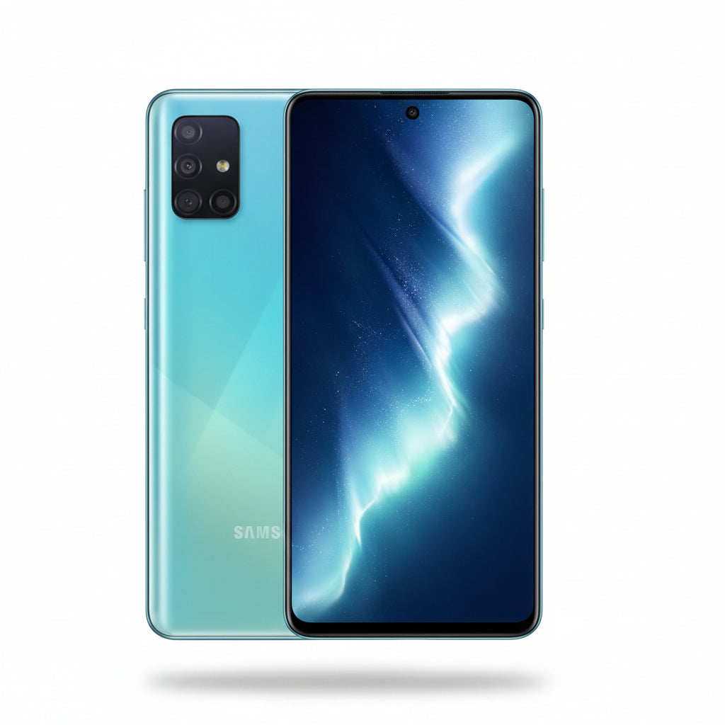 Samsung Galaxy A51 - 64GB/128GB - 4GB/6GB/8GB RAM - Prism Crush Black, Blue, White, , Pink, Silver - Acceptable - Refurbished Samsung