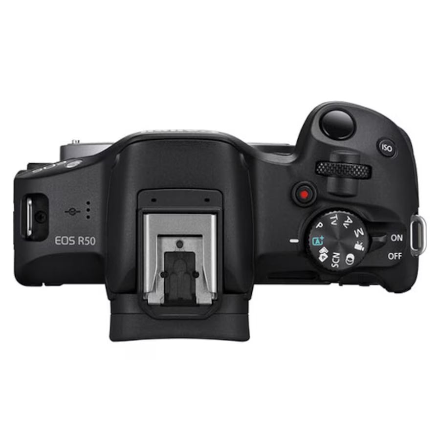 Canon EOS R50 with RF 18-45mm Kit Lens – 24.2MP Mirrorless Camera