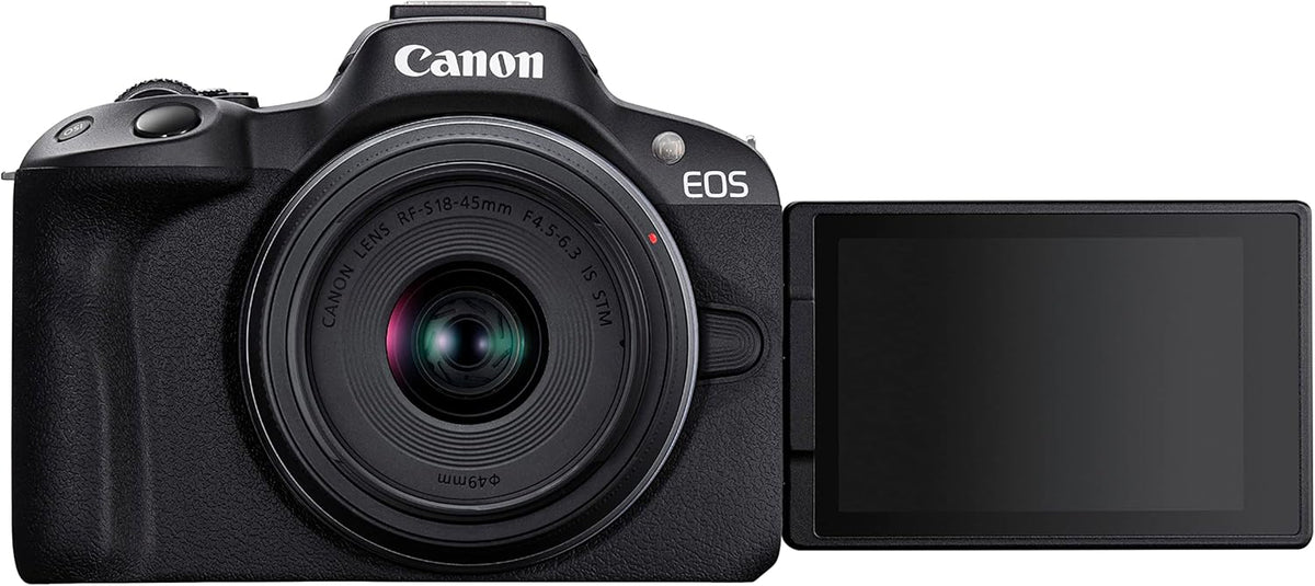 Canon EOS R50 Kit with RF 18-45mm Lens (Black)