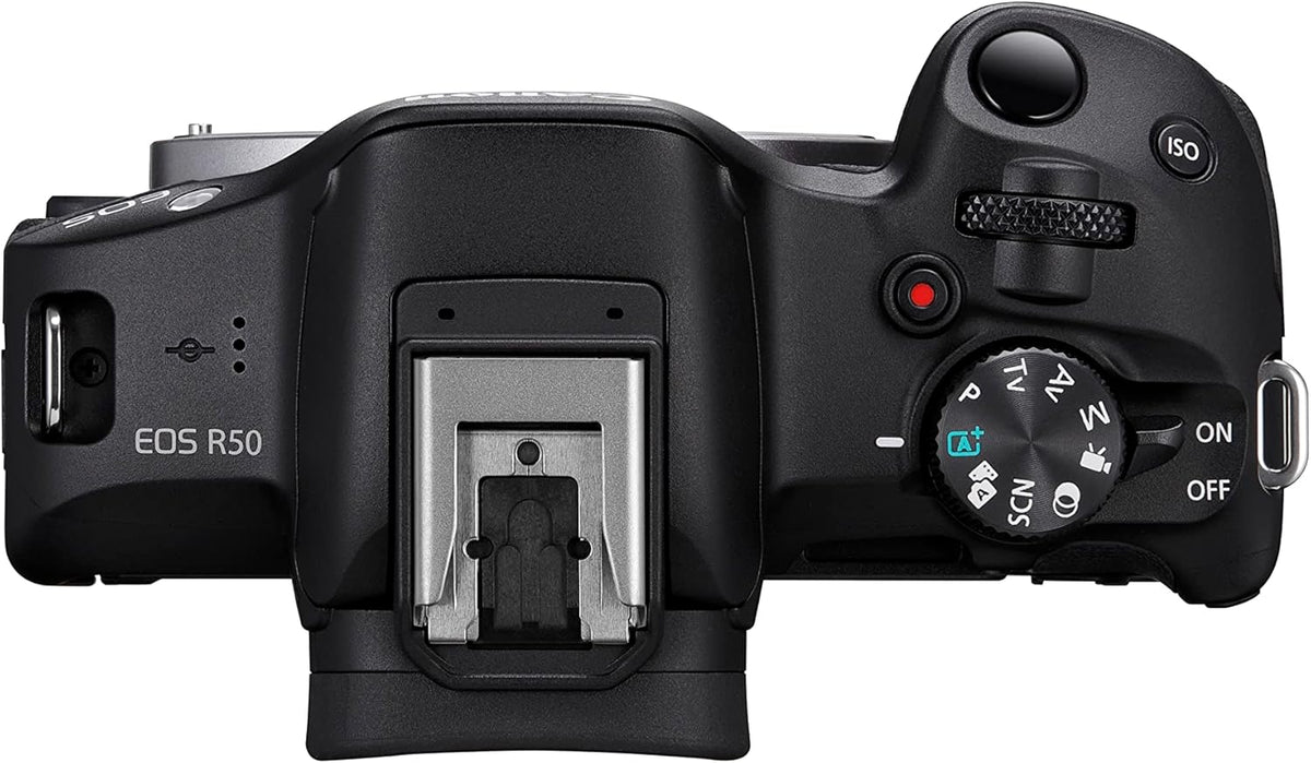 Canon EOS R50 Kit with RF 18-45mm Lens (Black)