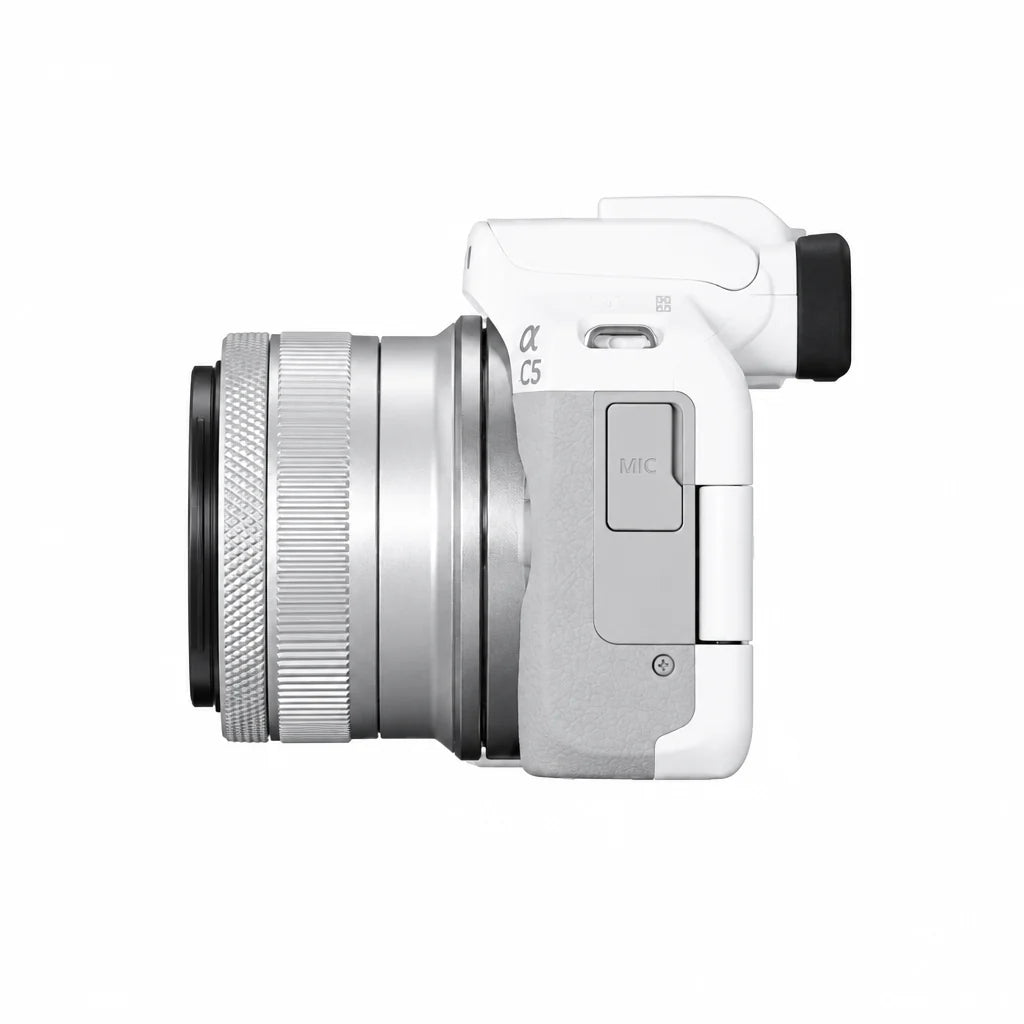 Canon EOS R50 Mirrorless Camera Kit (Black) with RF-S 18-45mm & RF-S 55-210mm Lens Bundle - Silver