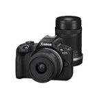 Canon EOS R50 Mirrorless Camera Kit (Black) with RF-S 18-45mm & RF-S 55-210mm Lens Bundle