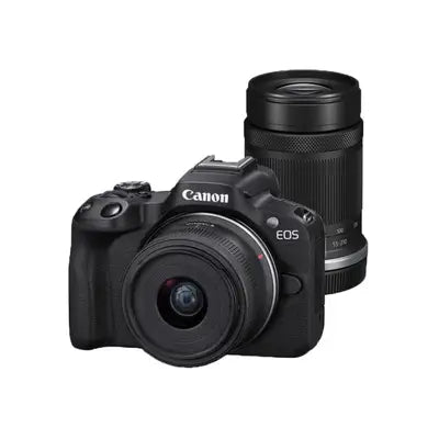 Canon EOS R50 Mirrorless Camera Kit (Black) with RF-S 18-45mm & RF-S 55-210mm Lens Bundle