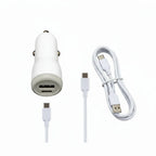 Telstra 2.4A USB Car Charger White - Fast & Reliable Car Charging Telstra