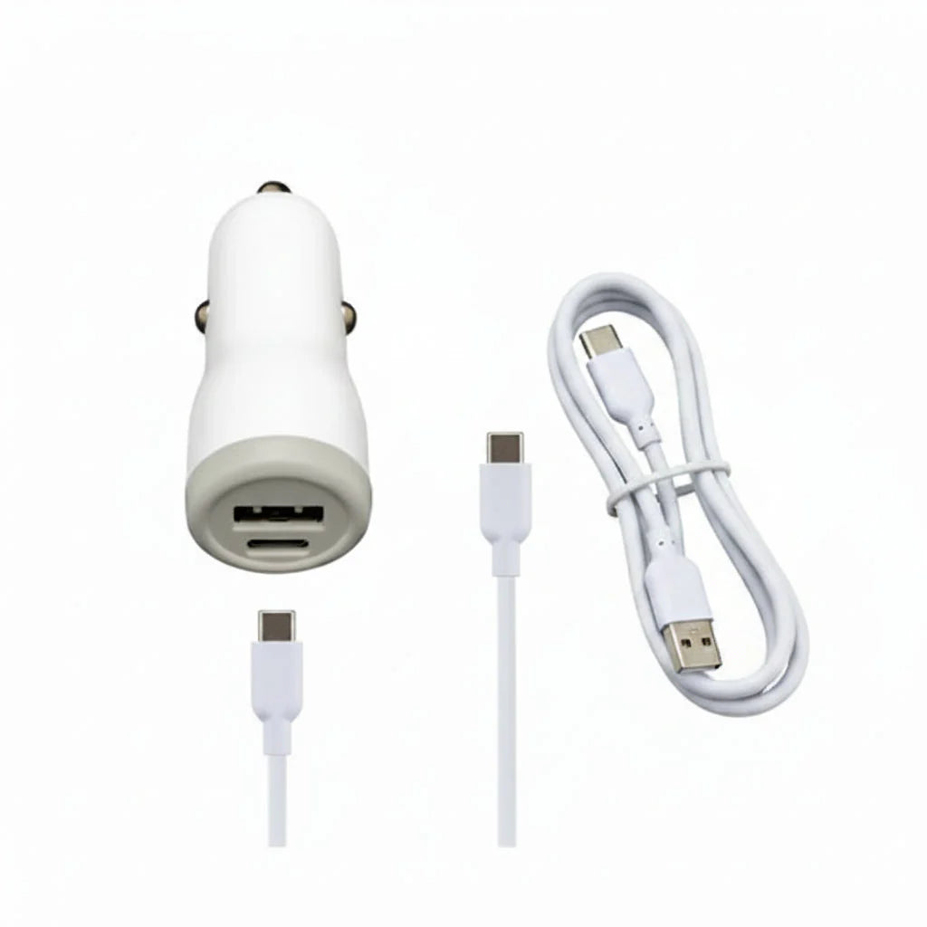 Telstra 2.4A USB Car Charger White - Fast & Reliable Car Charging Telstra