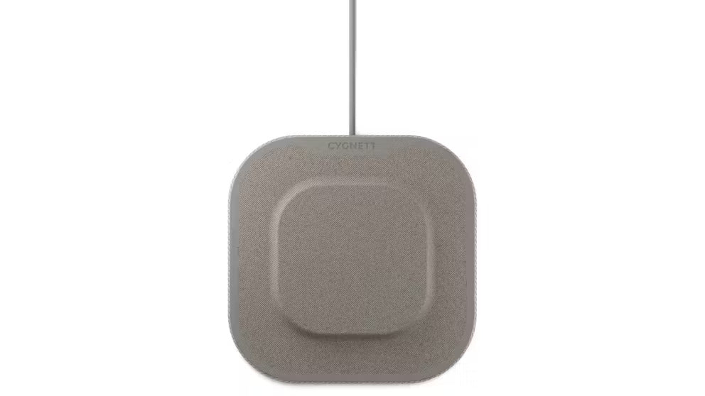 Cygnett ChargeBase 15W Fast Wireless Charger Grey - Open Never Used - (AU Version)
