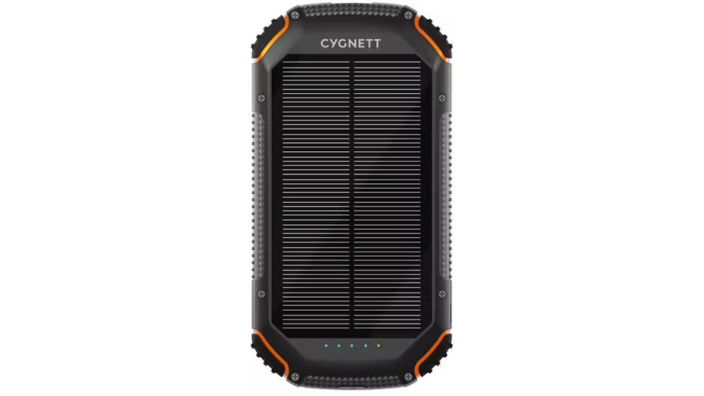 Cygnett 20,000mAh Solar Power Bank Gen2 – Black - Pristine Refurbished (AU Version) Cygnett
