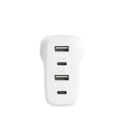 Cygnett PowerPlus 45W Multi-Port Wall Charger – White - Pristine Refurbished - (Au Version) Cygnett