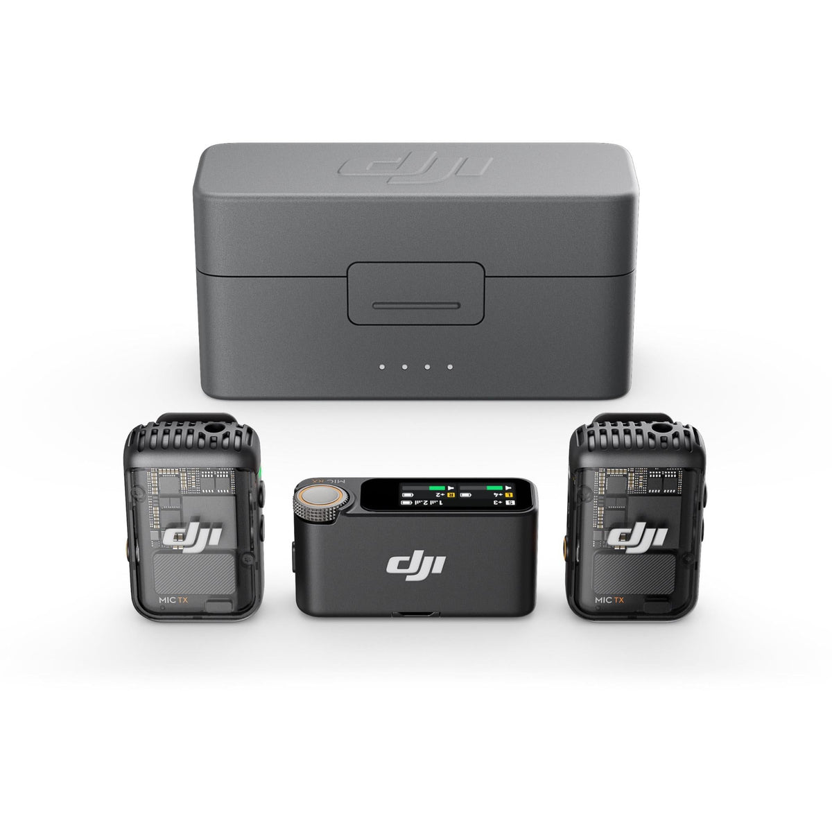DJI Mic 2 (2TX + 1RX + Charging Case) - Black (AU Version)