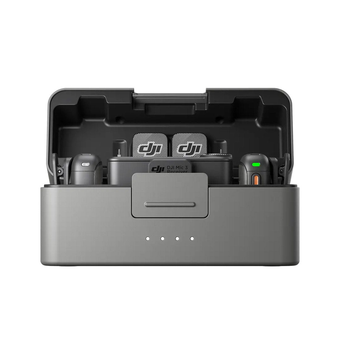 DJI Mic 3 (2 TX + 1 RX + Charging Case) – Black