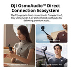 DJI Mic Mini - Ultralight Wireless Microphone System - Dual Transmitters, RX & Charging Case DJI