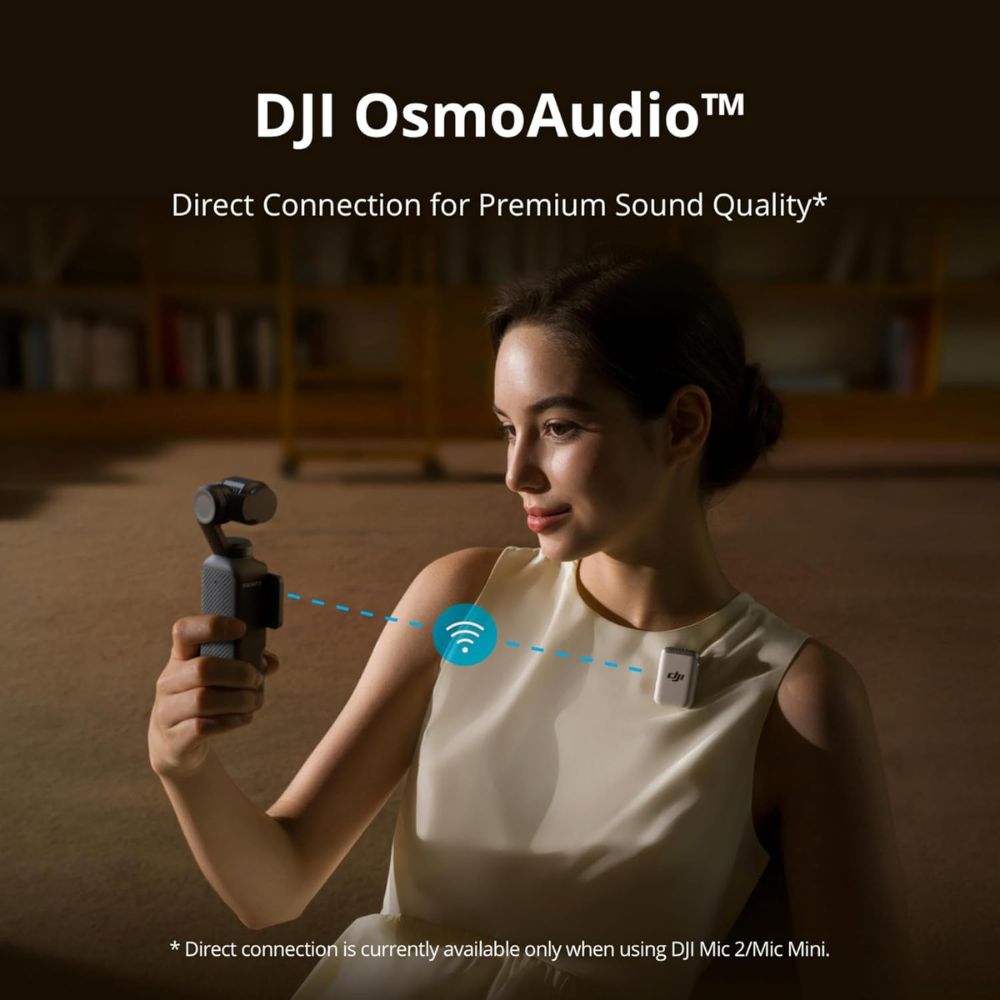 DJI Osmo Pocket 3 Creator Combo - 4K Vlogging Camera - 3-Axis Stabilization, Mic Included (Copy) DJI
