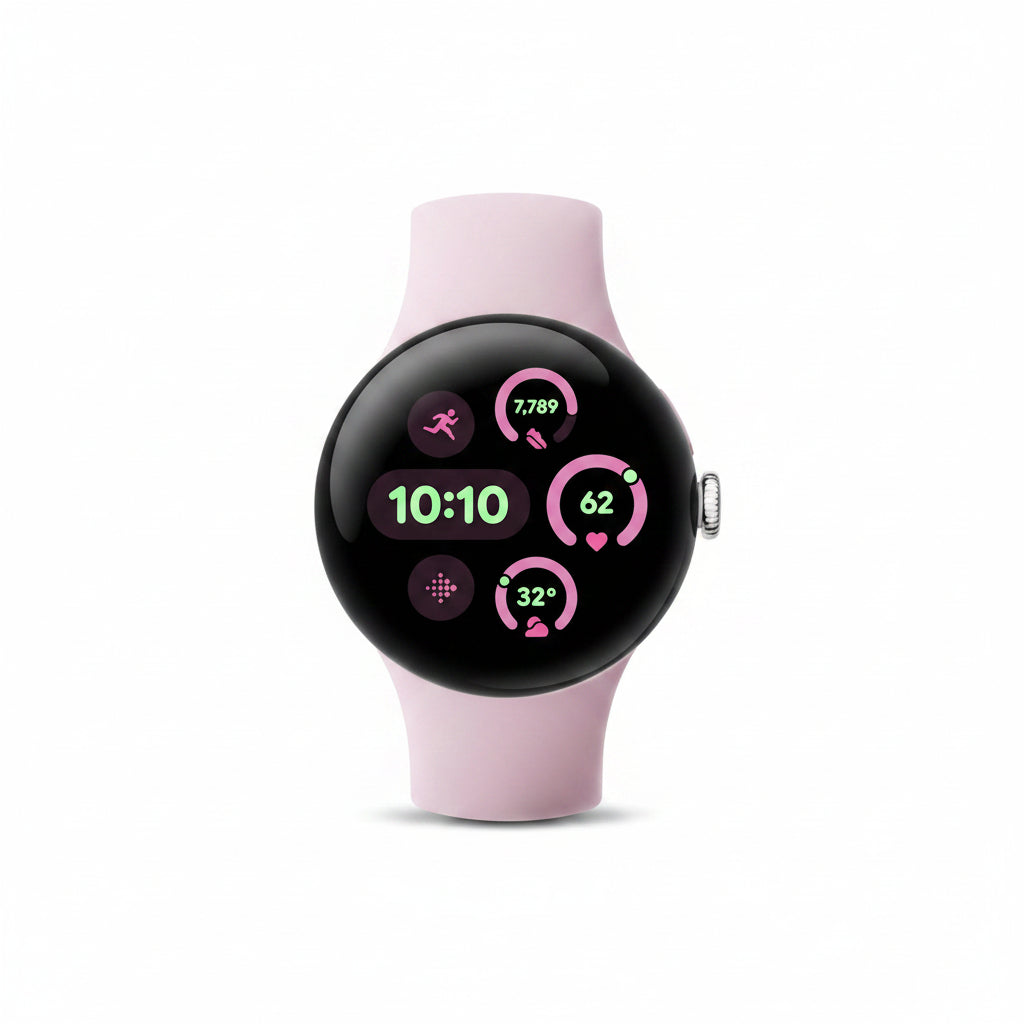 Google Pixel Watch 3 41mm LTE - 32GB - Rose - Quartz Active Band Smartwatch (Copy) Google