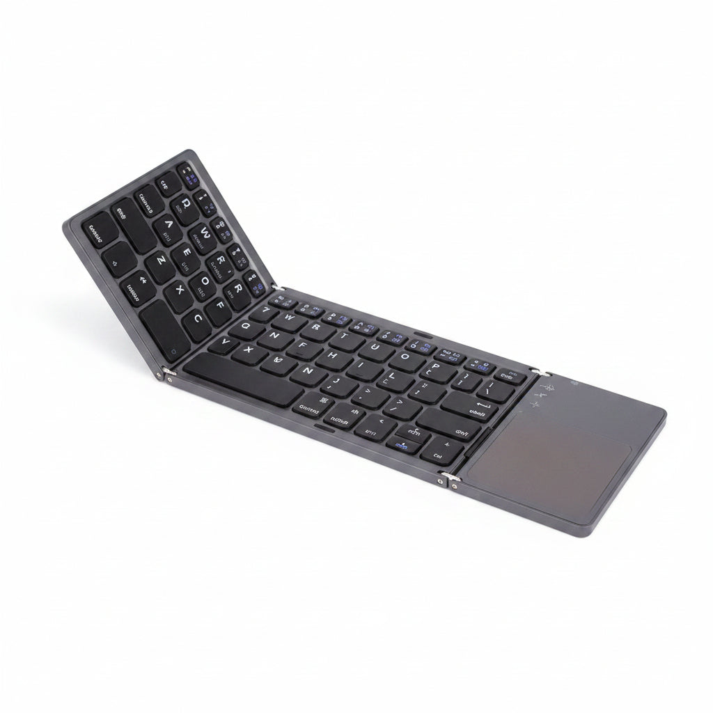 Sprout IQ BT Foldable Keyboard Black – Wireless Portable Bluetooth Keyboard - Pristine - Refurbished