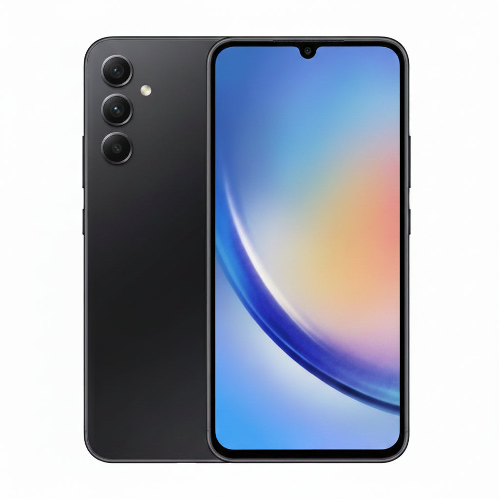Samsung Galaxy A34 5G - 128GB/256GB - 6GB/8GB RAM - Awesome Lime, Graphite, Violet, Silver – 120Hz AMOLED Smartphone - Acceptable - Refurbished (Copy) Samsung