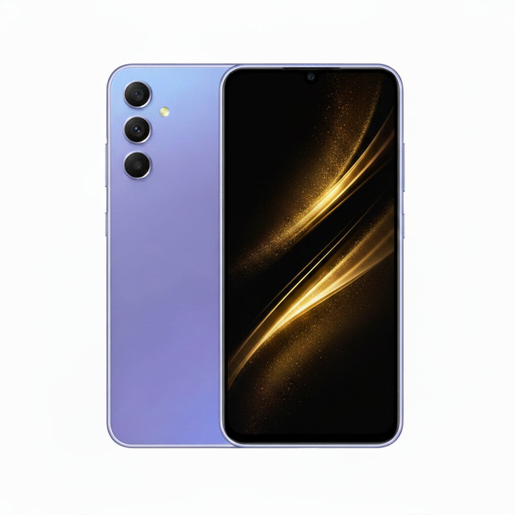 Samsung Galaxy A34 5G - 128GB, 256GB - 6GB/8GB RAM - Awesome Lime, Graphite, Violet, Silver – 120Hz AMOLED Smartphone - Excellent - Refurbished