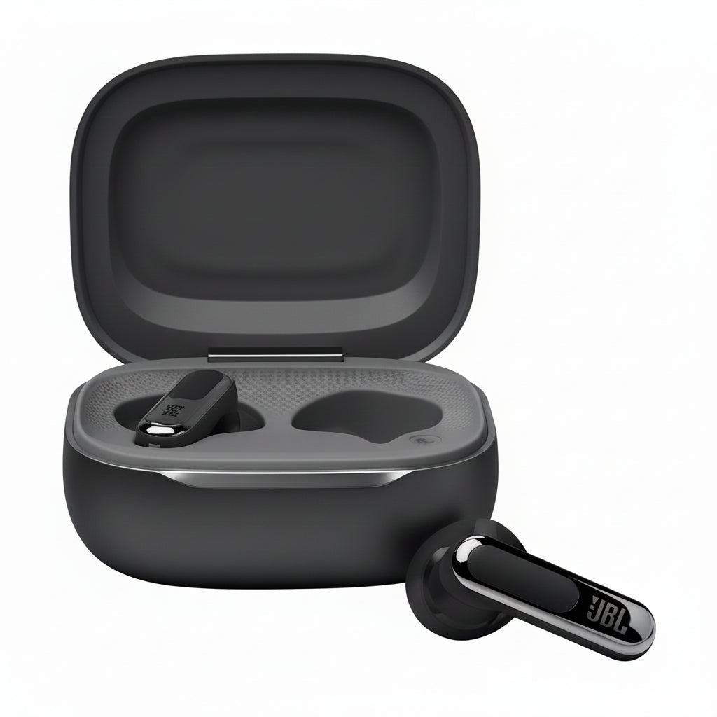 JBL Live Flex 3 True Wireless ANC Earbuds - Black - Adaptive Noise Cancelling - Excellent  - Refurbished JBL