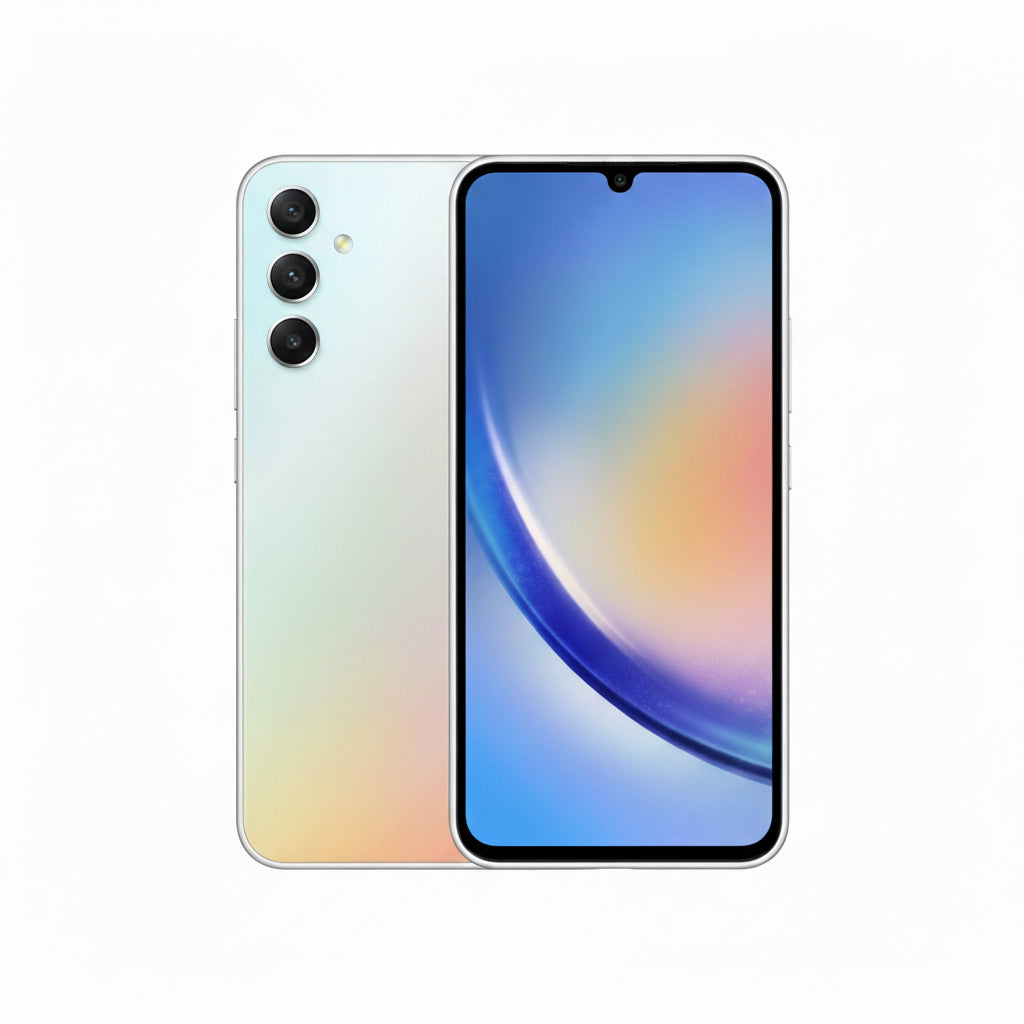 Samsung Galaxy A34 5G - 128GB/256GB - 6GB/8GB RAM - Awesome Lime, Graphite, Violet, Silver – 120Hz AMOLED Smartphone - Acceptable - Refurbished (Copy) Samsung