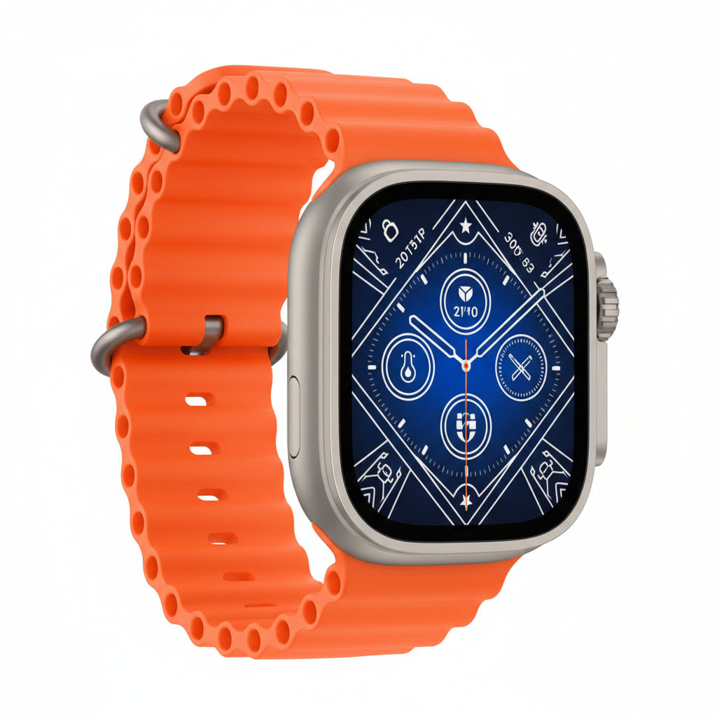 Apple Watch Ultra 49mm GPS +  Cellular Titanium Smartwatch - Titanium with 100% Battery Apple