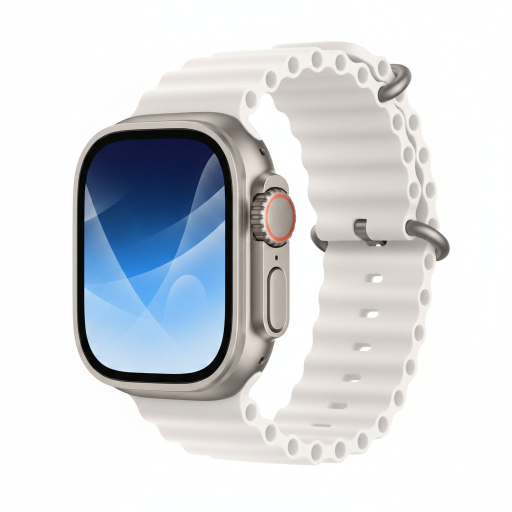 Apple Watch Ultra 49mm GPS +  Cellular Titanium Smartwatch - Titanium with 100% Battery Apple