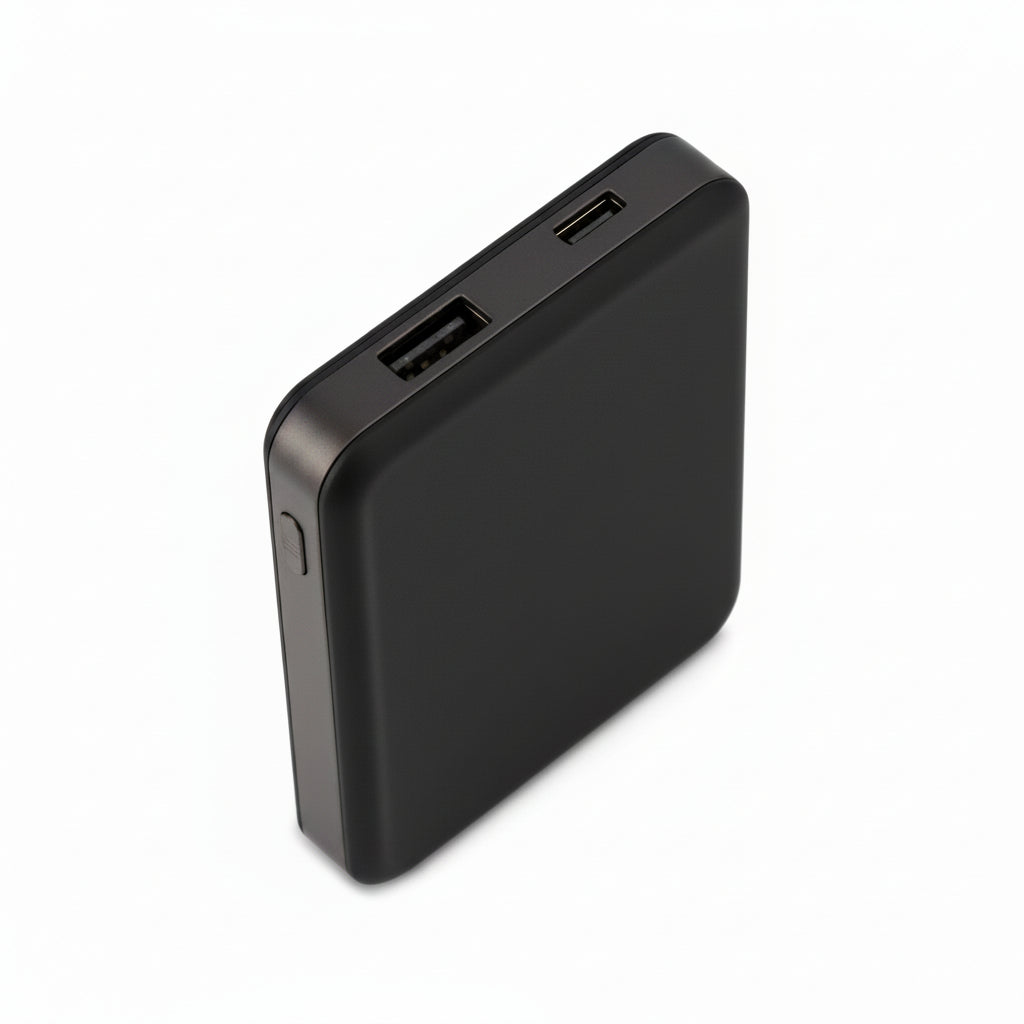 Sprout 5,000mAh Power Bank - Black - Compact Portable Charger Sprout
