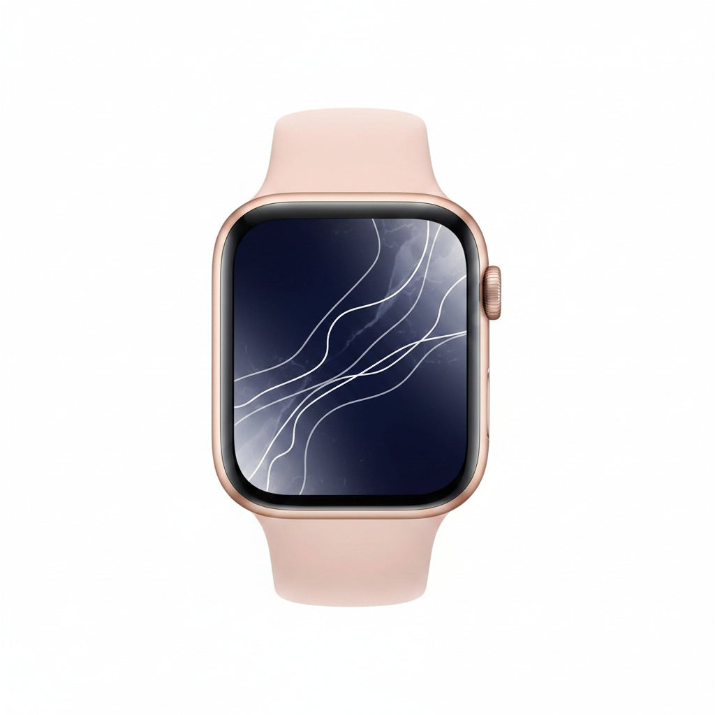 Apple Watch Series 5 44mm GPS + Cellular Gold Aluminum Case with Pink Sport Band (Copy) Apple