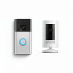 Ring Battery Doorbell 3rd Gen - White & Black - Wireless Video Doorbell Ring