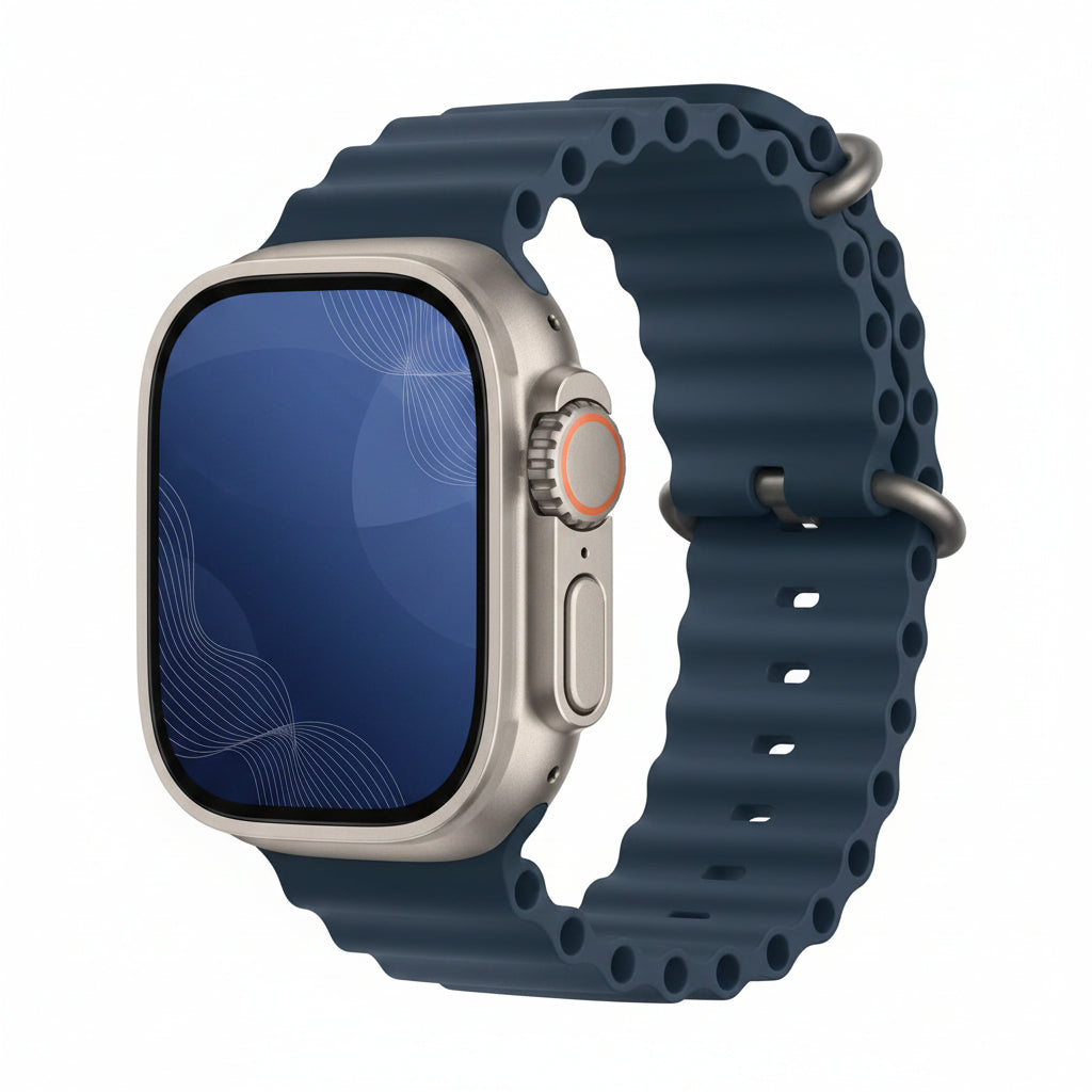 Apple Watch Ultra 49mm GPS +  Cellular Titanium Smartwatch - Titanium with 100% Battery Apple