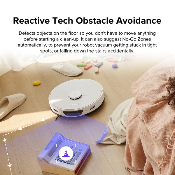 Roborock S7 Max Ultra Robot Vacuum & Mop Cleaner - White