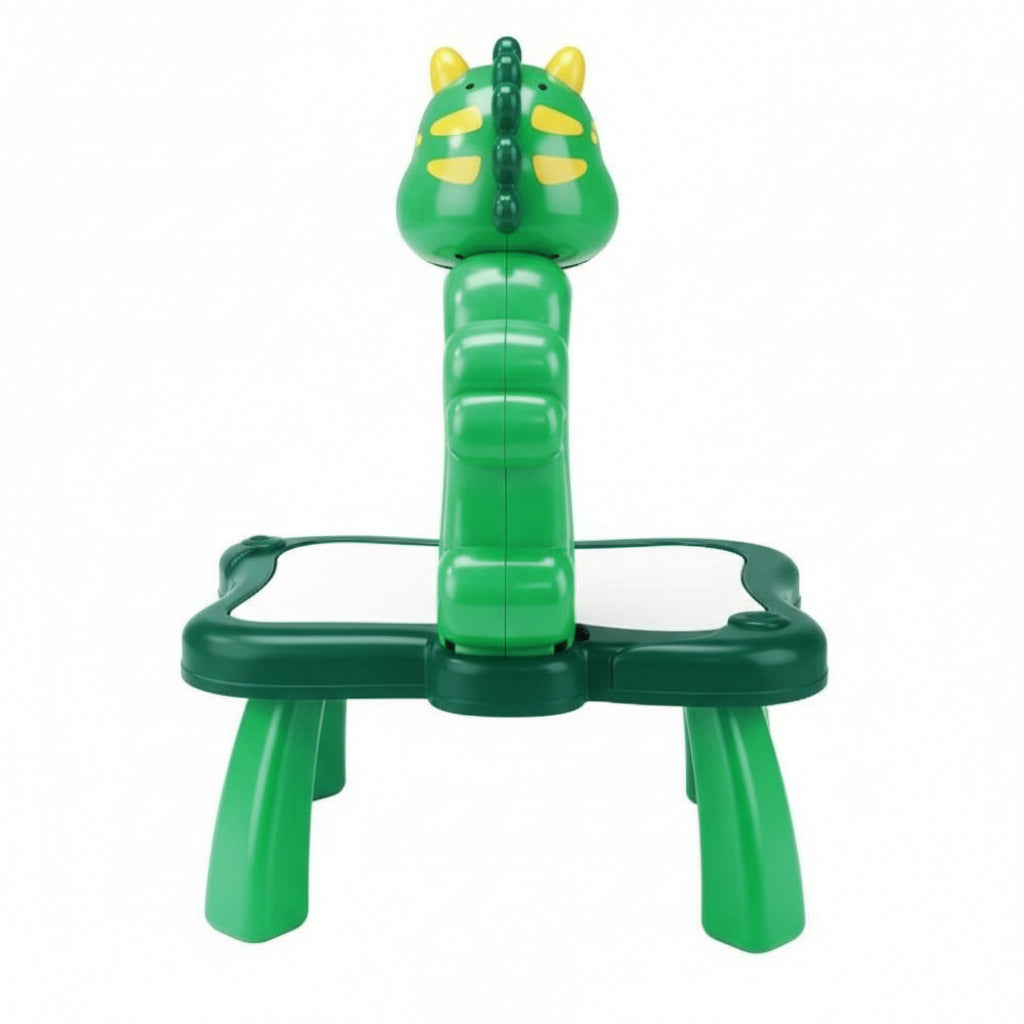 Educational LED Projector Art Table for Kids - Green Dolphin Easel