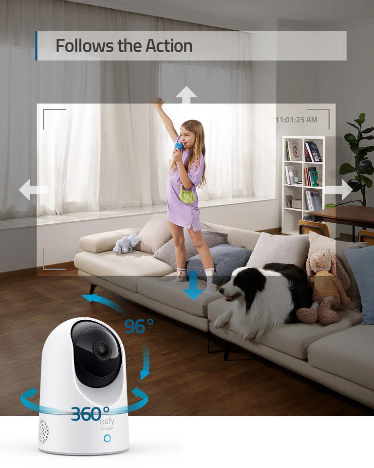 eufy Security 2k Indoor Pan & Tilt Camera