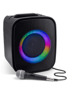 Sprout Soundloop Party Speaker – 60W RMS, LED Light Effects, Microphone & Guitar Inputs – Black  - (AU Version) Box Damage