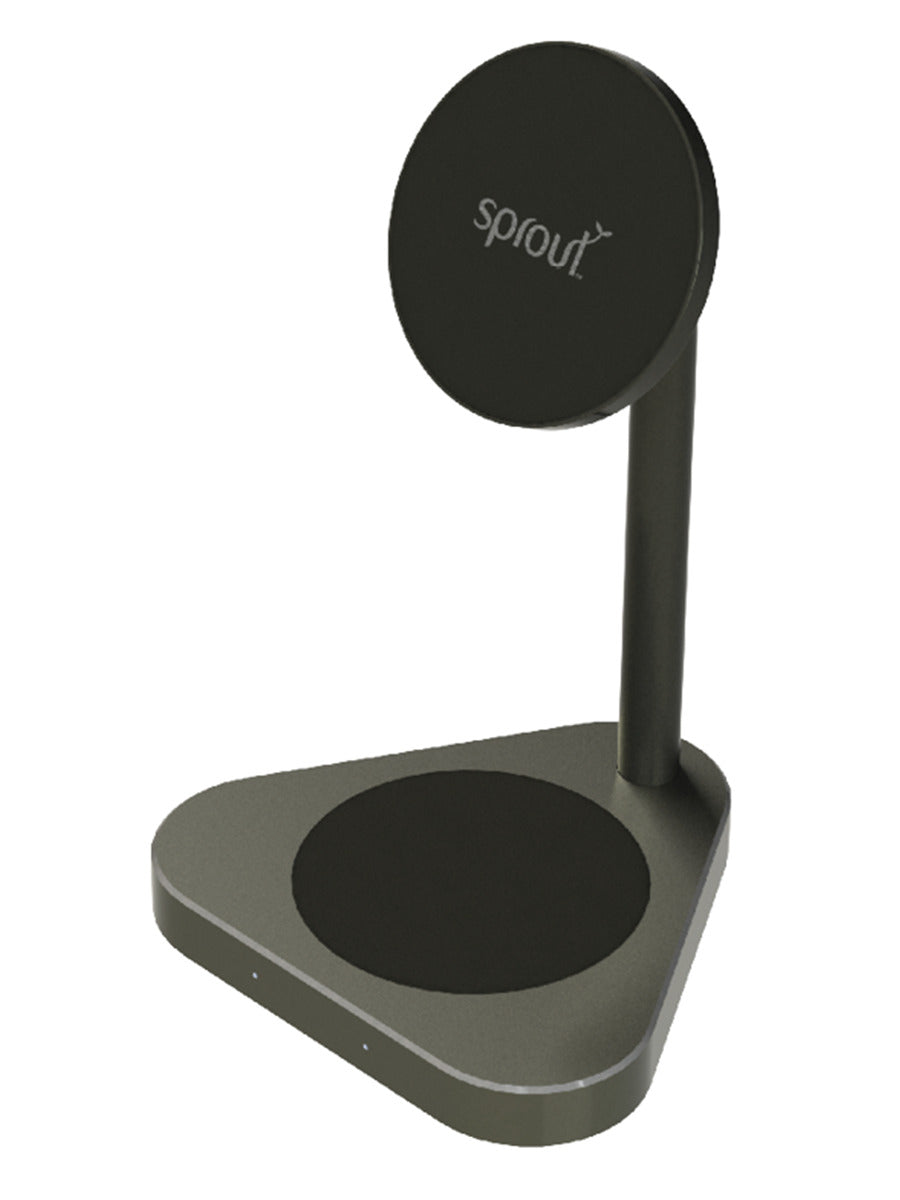Sprout 2-in-1 Mag Wireless Charging Stand – Fast Charger - Open Never Used - (AU Version)