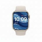 Apple Watch Series 9 41MM GPS + Cellular - Aluminum Case Starlight Sport band - Pristine - Refurbished