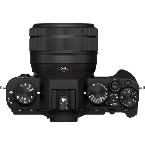 Fujifilm X-T30 II Mirrorless Digital Camera with XC 15-45mm Lens - Black