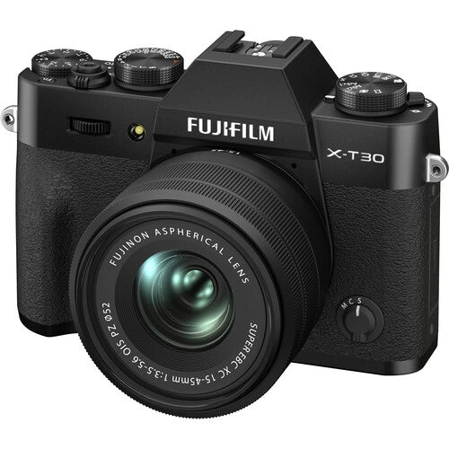 Fujifilm X-T30 II Mirrorless Digital Camera with XC 15-45mm Lens - Black